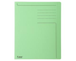 Exacompta Forever Recycled Pre-printed Folder with Shorter Length, A4 - Bright green