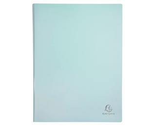 Portalistino Aquarel polipropilene flessibile, 20 buste liscio - A4 - Colori assortiti