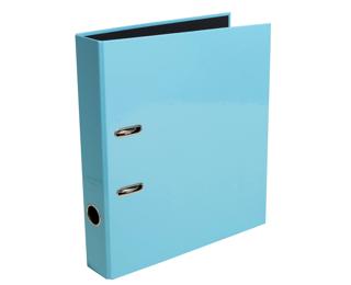 Raccoglitore a leva Aquarel Prem'Touch - Dorso da 50mm - Blu pastello