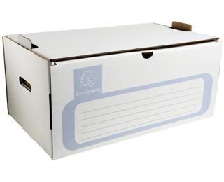 Exacompta Archive Box/Transfer Box Container - White