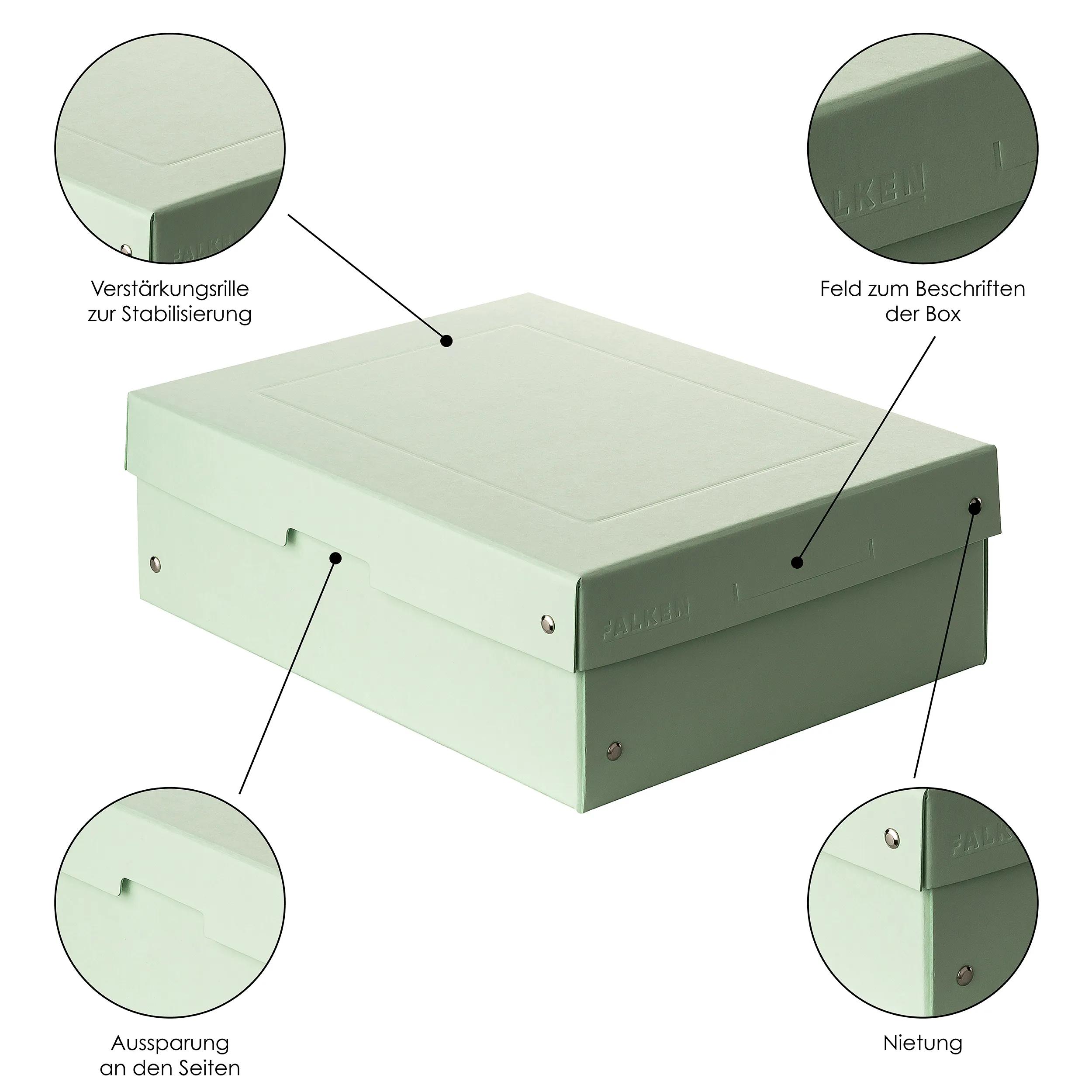 Falken 5x PURE Box Pastell A4, Füllhöhe 100 mm große Farbauswahl - Bild 27 von 38