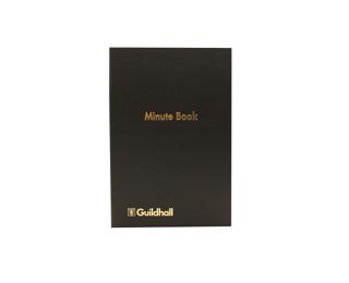Guildhall Minute Book A4 Black 