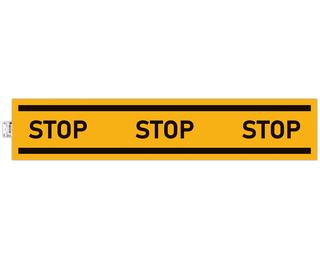 Panneau PP adhésif antidérapant Obligation stop 100 cm 