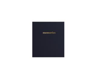 Livre d'or 140 pages tranche or Skandi Moon - Bleu marine