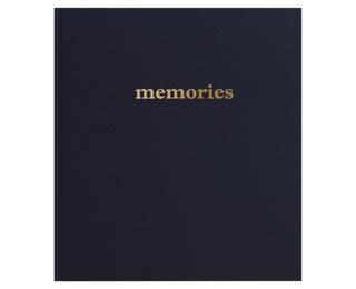 Livre d'or 140 pages tranche or Skandi Moon - Bleu marine