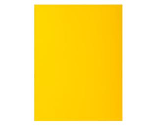 Pack of 100 square cut folders ROCK''S 210 - 24x32cm - Lemon