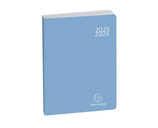 Agenda Forum Color Soft Harmony 12 x 17 cm Journalier Août 2025 à Juillet 2026 - Bleu