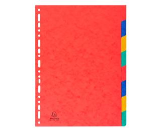 Intercalaires carte lustrée 225g 8 positions - A4 