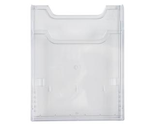 Verticale muurfolderhouder 1vak A4 trans
