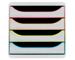 Blanc/arlequin