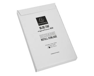 RECHARGE FAF n°3 18,5x11,5cm 170p. UNI - Blanc