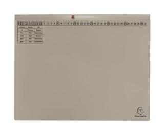 Exaflex Premium, Kanzlei Hängehefter, 2 Abheftvorrichtungen, Rechtsheftung, 265x318mm, Packung mit 25 Stück - Grau