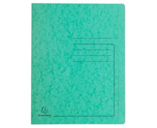 Chemise à lamelle carte lustrée 355gm2 - A4 - Vert