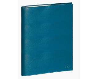Agenda de bureau Eurotime 24 Volga 16 x 24 cm Semainier Janvier à Décembre 2027 - Bleu canard