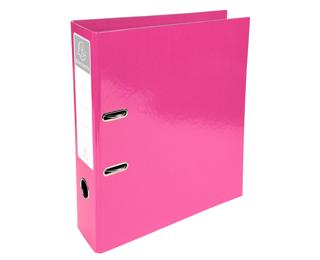 Exacompta Iderama Prem'Touch Lever Arch File, A4, 70mm spine - Pink
