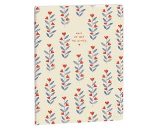 Notebook Green Julie Adore dots Tu aimes 15 x 21 cm - Visuel
