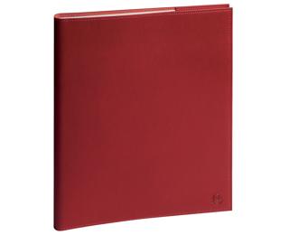 Agenda de bureau Eurotime 27S spiralé Rialto 21 x 27 cm Semainier Janvier à Décembre 2027 - Rouge