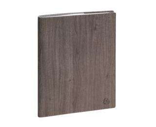 Agenda de bureau Horizons 20 Visuel Woody 15 x 21 cm Semainier Janvier à décembre 2026 - Taupe