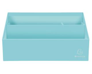 Trieur vertical / porte lettres 3 compartiments carton Aquarel - Couleurs assorties