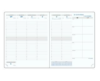 Recharge semainier SAS 22 Non-stop 18.5 x 22.5 cm Aout 2026 à Août 2027