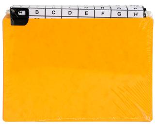 Paquet de 24 guides alphabétiques en carte à onglets métalliques, pour fiches 148x210mm 