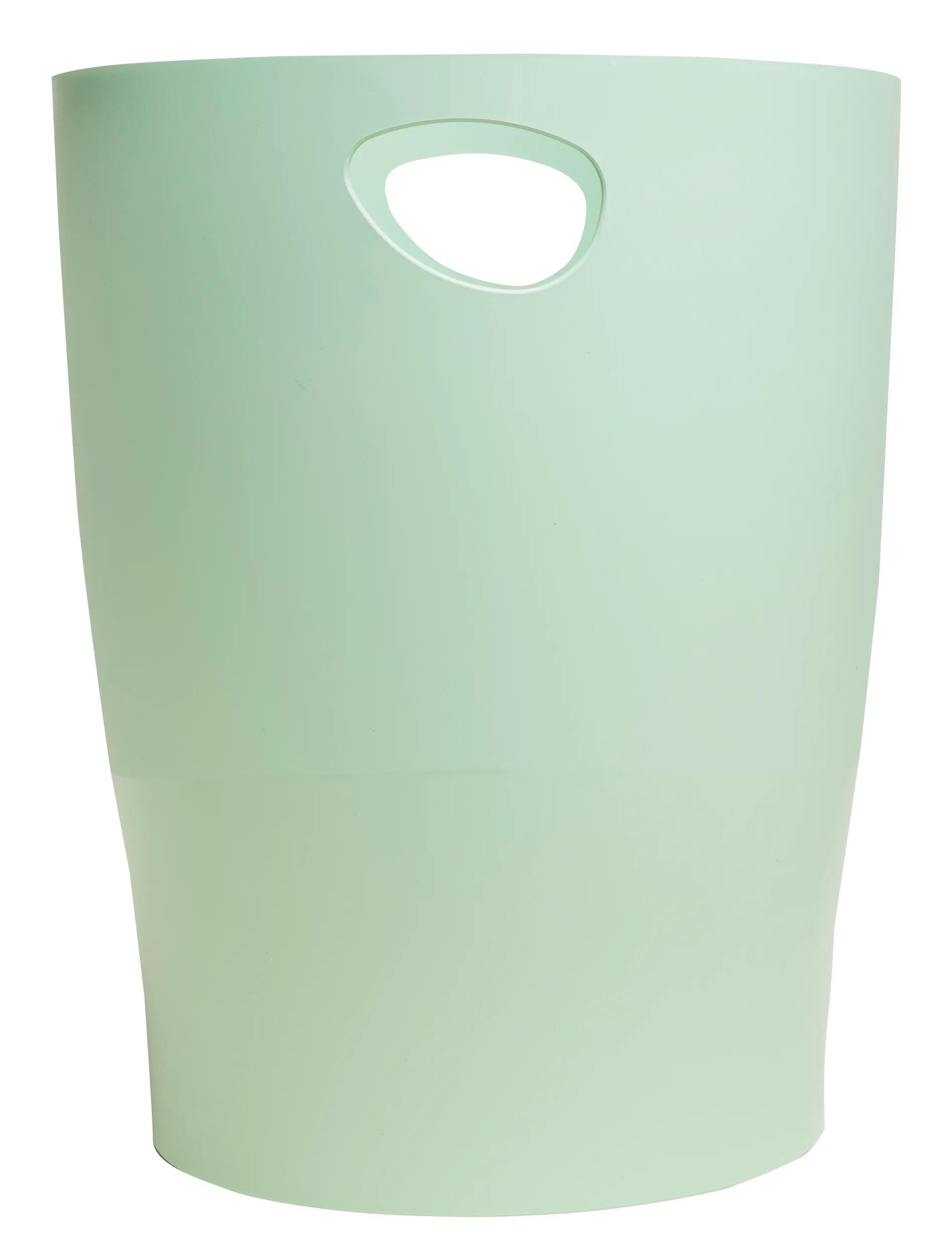 Corbeille à Papier 12,5 L Bleu Néon - Design Fermé En ABS, Diamètre 28,5 Cm, Parfaite Pour Bureau Ou Chambre - 7