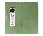 Paquet de 40 serviettes micro gaufrées ouate 2 plis - pliées 1/8