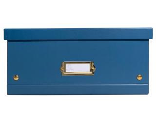 Scatole con coperchio a cappuccio NeoDeco - A3+ - Blu di Francia