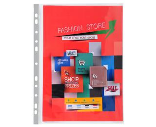 Sachet 10 Pochettes perforées PREMIUM polypropylène 140micron A4+ 
