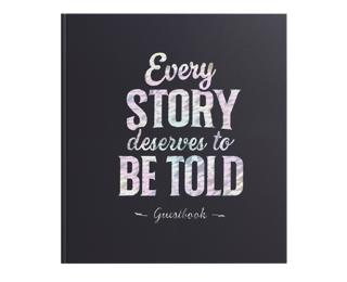 Livre d'or 140 pages tranche argent Lettres