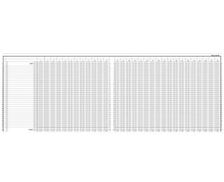 Piqûre 270X375 30 colonnes/2 pages 80 pages foliotées 