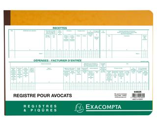 Piqûre Recettes et dépenses - Avocats - texte FR - 80 pages