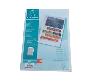Pk 50 Cut Flush Fldr PP A4 0.12mm Clear - Crystal