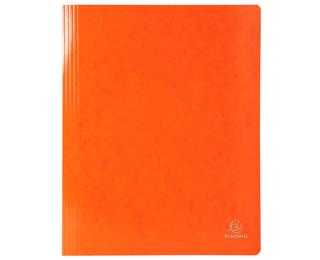 Chemise à lamelle carte lustrée pelliculée 355gm2 Iderama - A4 - Orange