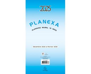 Planexa 5 volets - 18x33 cm - Décembre 2024 à février 2026
