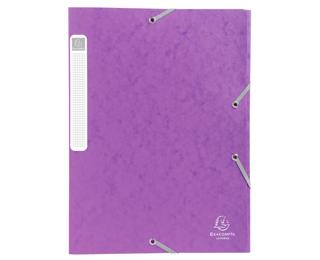 Cartella portaprogetti Cartobox dorso 40mm cartoncino lustré - A4 - Viola