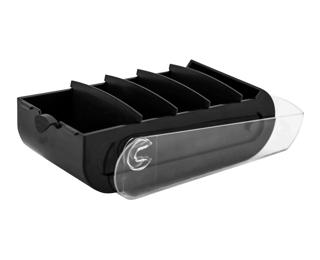 Card index/FlashCards box A8 black/clear - Black