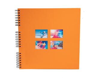 Álbum de fotos MILANO 32x32 cm - 360 fotos 60 páginas - Naranja