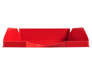 ECOTRAY Bandeja de carta ECOBlack negro - Rojo