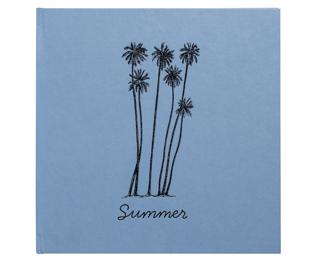 Álb libro 30 negr 25x25 Summertime azul - Azul hielo