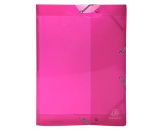 Polypropylene filing box Back 25mm Iderama PP - A4 - Pink