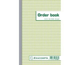 Orderbook gelijnd 21x13,5cm 50 blad doorschrijfpapier dupli
