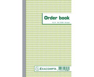 Orderbook gelijnd 21x13,5cm 50 blad doorschrijfpapier dupli