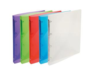 RingBinder Crystal 4R 1.5cm A4 - Assorted colours