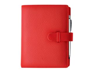 Organiseur Exatime 17 Cali 15 x 19 cm Semainier Septembre 2026 à Décembre 2027 - 16 mois - Rouge