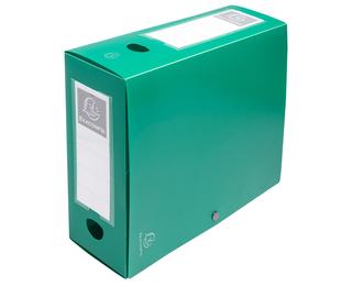 Boite de classement à pression Dos 100mm polypropylène 7/10e Opaque - A4 - Vert