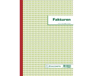 Facturen 29,7x21cm 50 blad doorschrijfpapier tripli Nederlandstalig