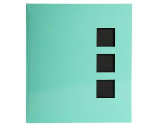 Album photos livre 60 pages noires - Format 29x32cm - AQUAREL - Vert pastel