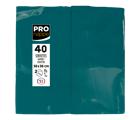 Pack of 40 Micro-Embossed 1/8 Wadded Napkings, 38x38cm.