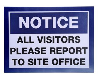 Exacompta Magnetic Display Pocket/Sign Holder (A4) - Blue